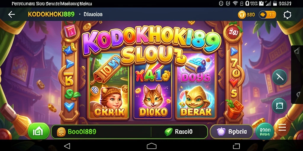 Tampilan gameplay KODOKHOKI889 dengan efek visual menakjubkan.