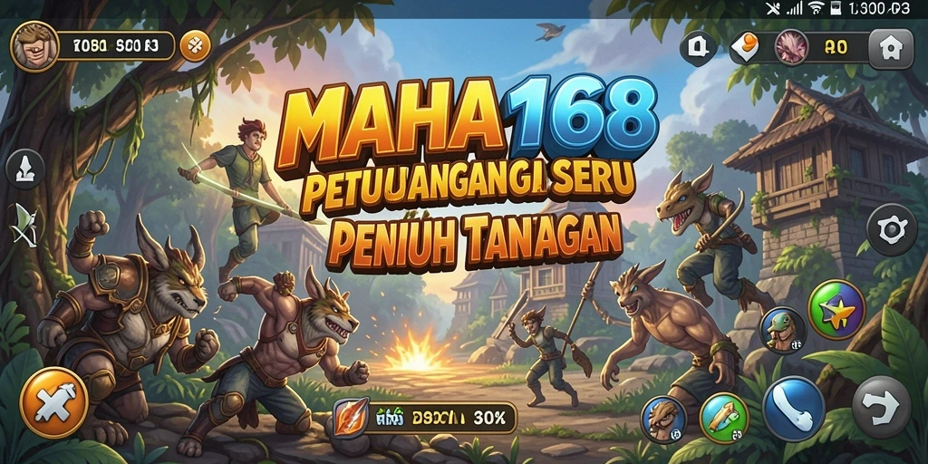 Screenshot gameplay <strong>MAHA168</strong> yang menunjukkan tantangan petualangan menarik.