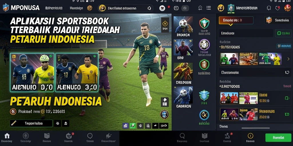 Tampilan gameplay taruhan olahraga di MPONUSA yang menarik.