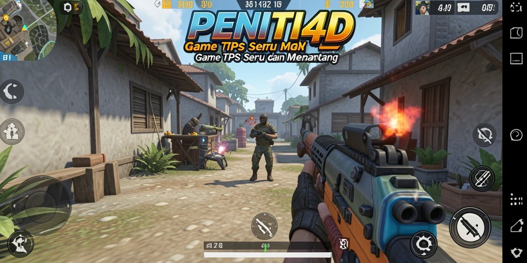 Tampilan menarik dari gameplay PENITI4D dengan aksi tembak-menembak yang seru.