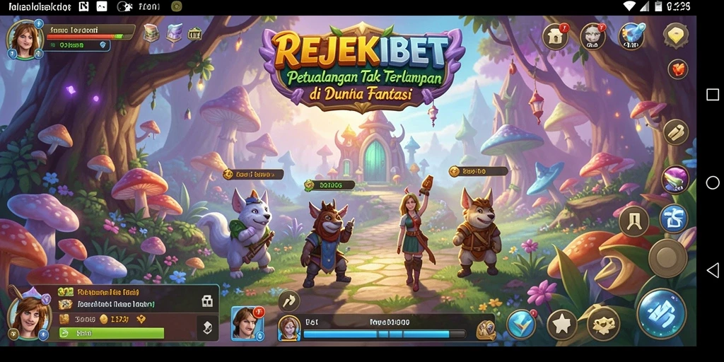 Tampilan menarik gameplay petualangan di REJEKIBET.
