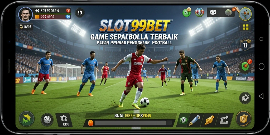 SLOT99BET menampilkan gameplay sepak bola yang seru dan menarik.